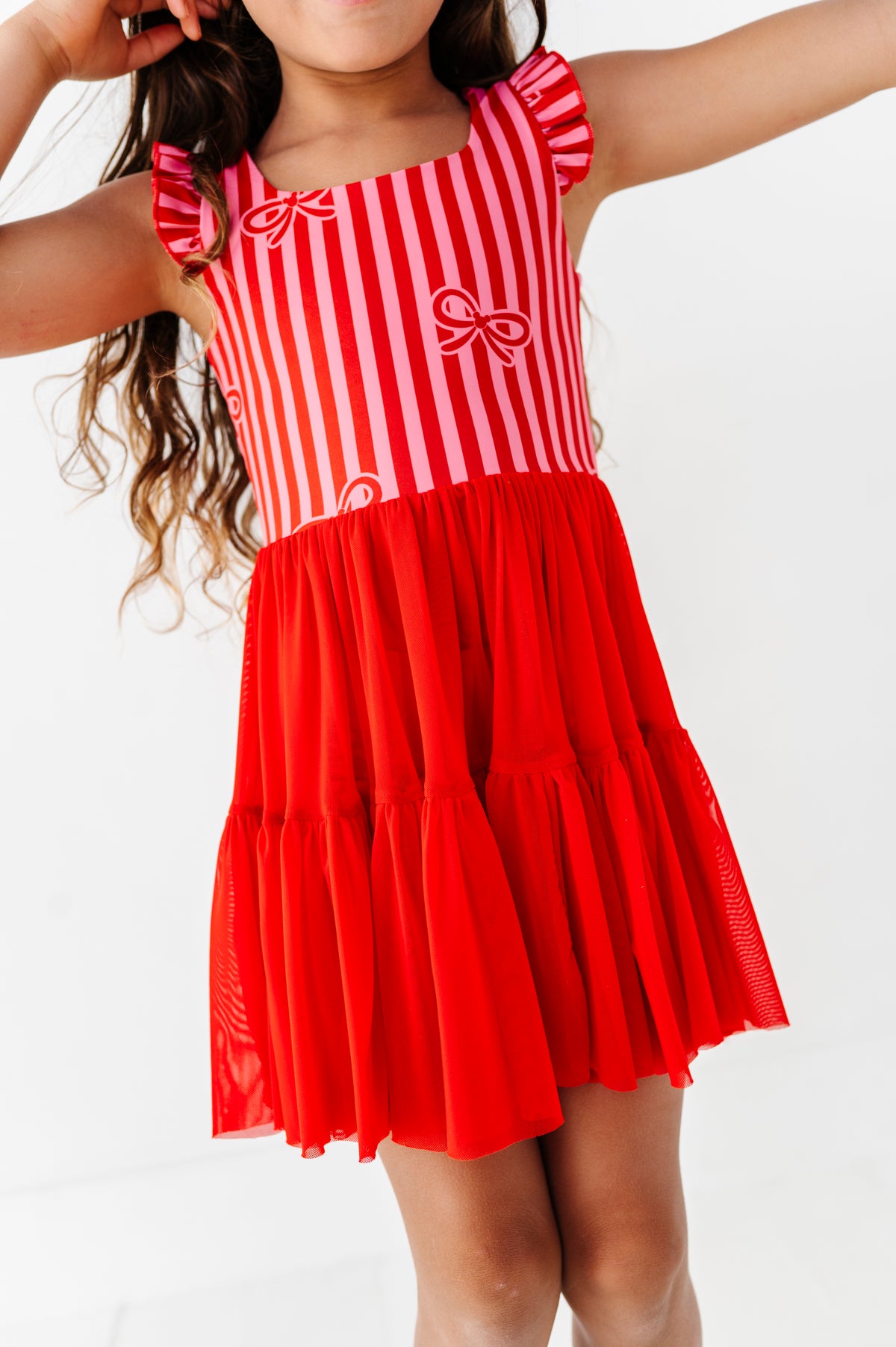 Merry Mouse Bows | KIDS Mesh Dress