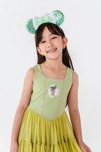 Tiana (KIDS) | Pistachio Mesh DRESS