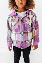 Load image into Gallery viewer, LAVENDER | FLANNEL SHACKET