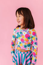 Sweet Strawberry | RASHGUARD SKIRTED 2-PIECE