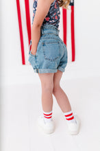 Load image into Gallery viewer, Denim Bow Shorts