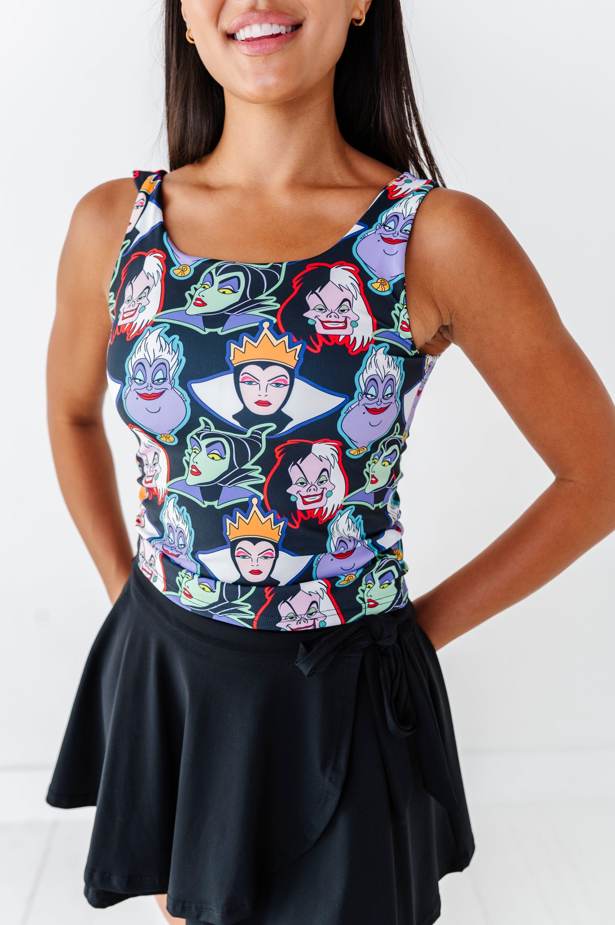 Black | Side-Tie SKORT