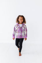 Load image into Gallery viewer, LAVENDER | FLANNEL SHACKET