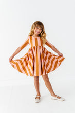 Load image into Gallery viewer, Maple Sugar Stripe | Twirl Dress