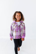 Load image into Gallery viewer, LAVENDER | FLANNEL SHACKET