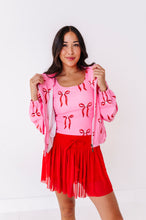 Load image into Gallery viewer, Pink Park Bows | ADULT Cropped Hoodie