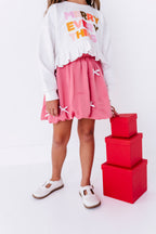 Pink | Bow Bubble Skort