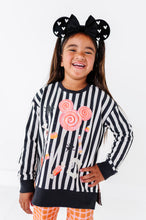Load image into Gallery viewer, Candy Magic (STRIPE) | SIDE SPLIT SWEATSHIRT