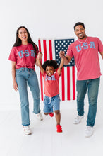 Load image into Gallery viewer, Red ‘USA’ Check | BOYS Tee