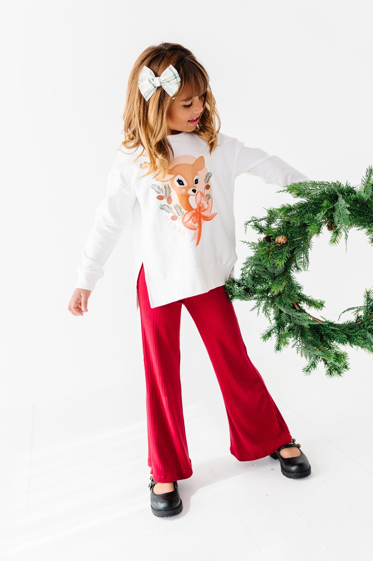 Darling Deer | Side Split Sweatshirt