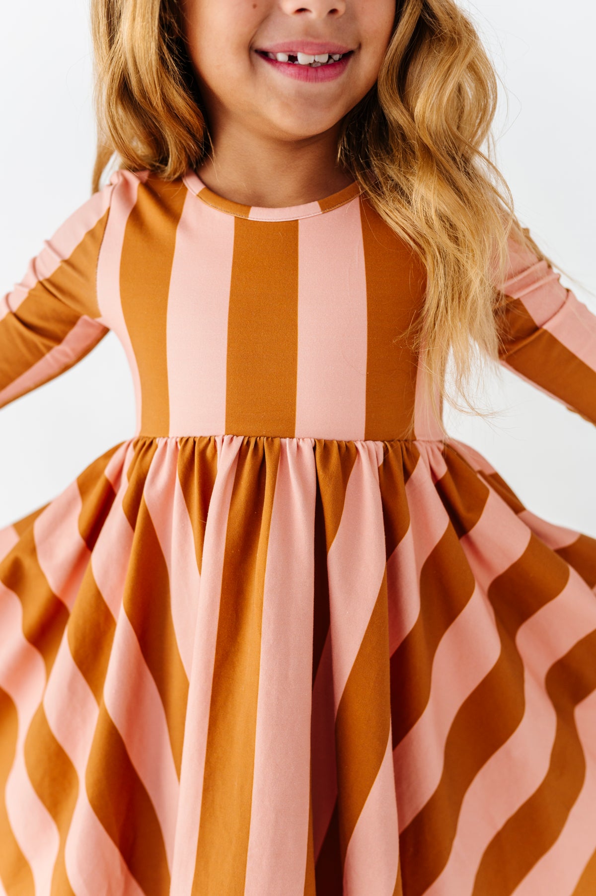 Maple Sugar Stripe | Twirl Dress