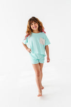 Load image into Gallery viewer, Ocean | Boxy Crop + Shorts RIB Set