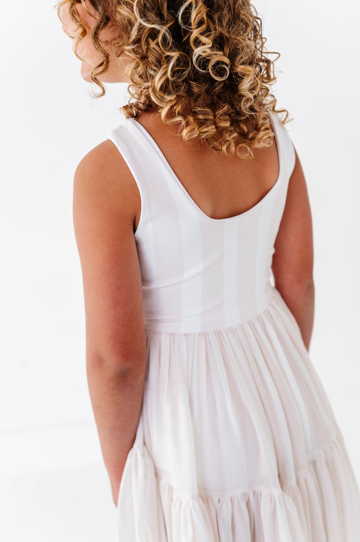 Piggy Pumpkin STRIPE | KIDS Mesh Dress