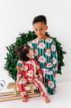 Load image into Gallery viewer, RED Santa Stripes | ONE-Piece ZIP