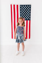 Load image into Gallery viewer, Navy Stripe Skort
