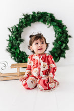 Load image into Gallery viewer, RED Santa Stripes | ONE-Piece ZIP