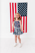 Load image into Gallery viewer, Navy Stripe Skort
