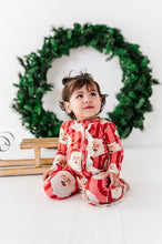 Load image into Gallery viewer, RED Santa Stripes | ONE-Piece ZIP