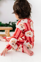 RED Santa Stripes | ONE-Piece ZIP