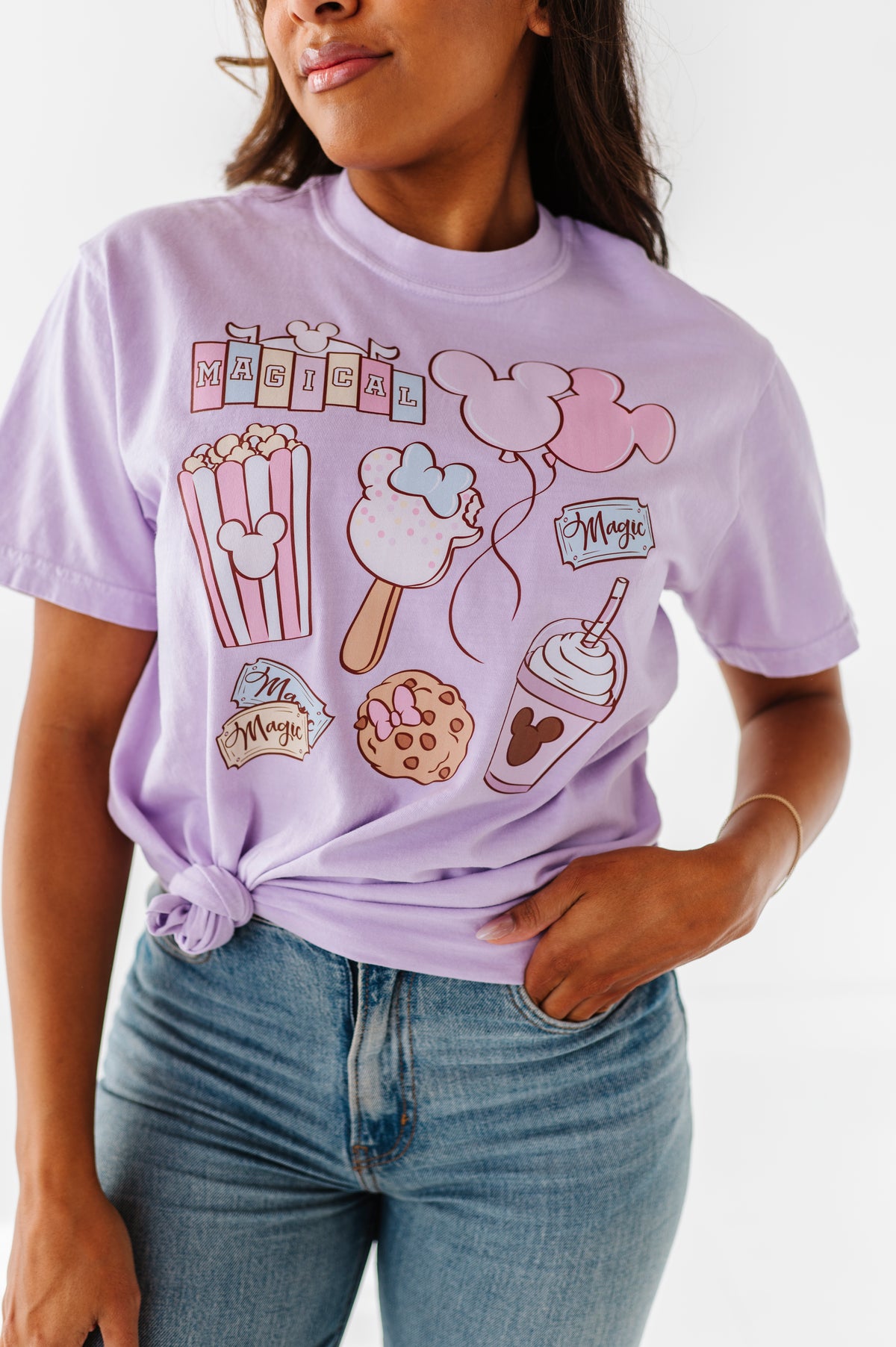 MAGICAL SNACKS | LILAC ADULT TEE