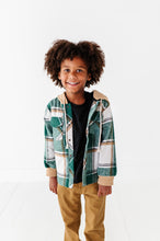 Load image into Gallery viewer, OLIVE | FLANNEL SHACKET