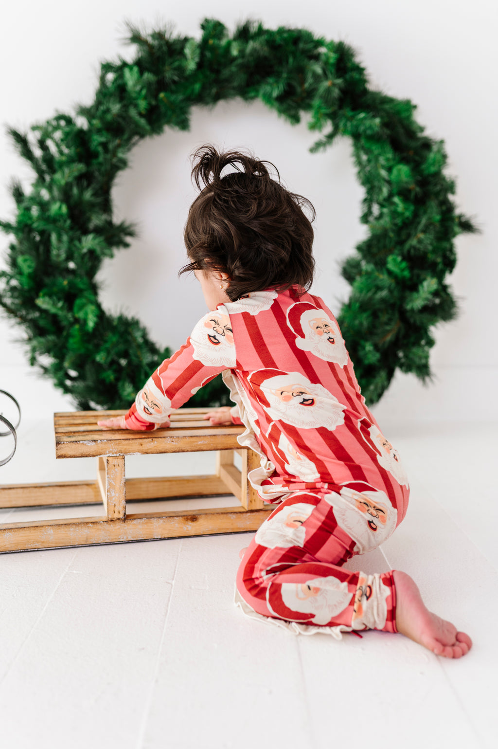 RED Santa Stripes | ONE-Piece ZIP