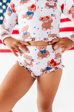 Load image into Gallery viewer, Liberty Bears | 1/4th Zip Rashguard 2-Piece