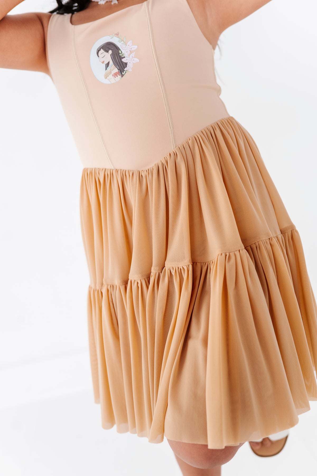 Pocahontas (KIDS) | Sand Mesh DRESS