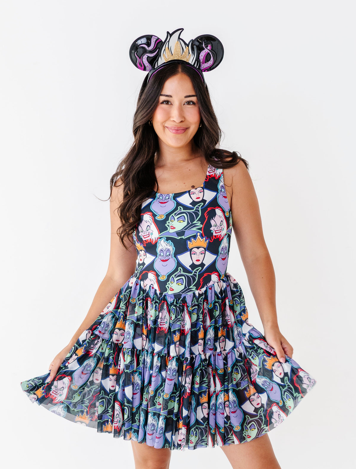 Villains (black) | ADULT Mesh Dress