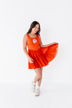 Moana (ADULT) | Burnt Orange Mesh DRESS