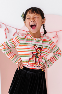 Vintage Reindeer | Bamboo Long Sleeve