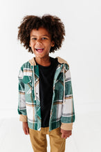 Load image into Gallery viewer, OLIVE | FLANNEL SHACKET