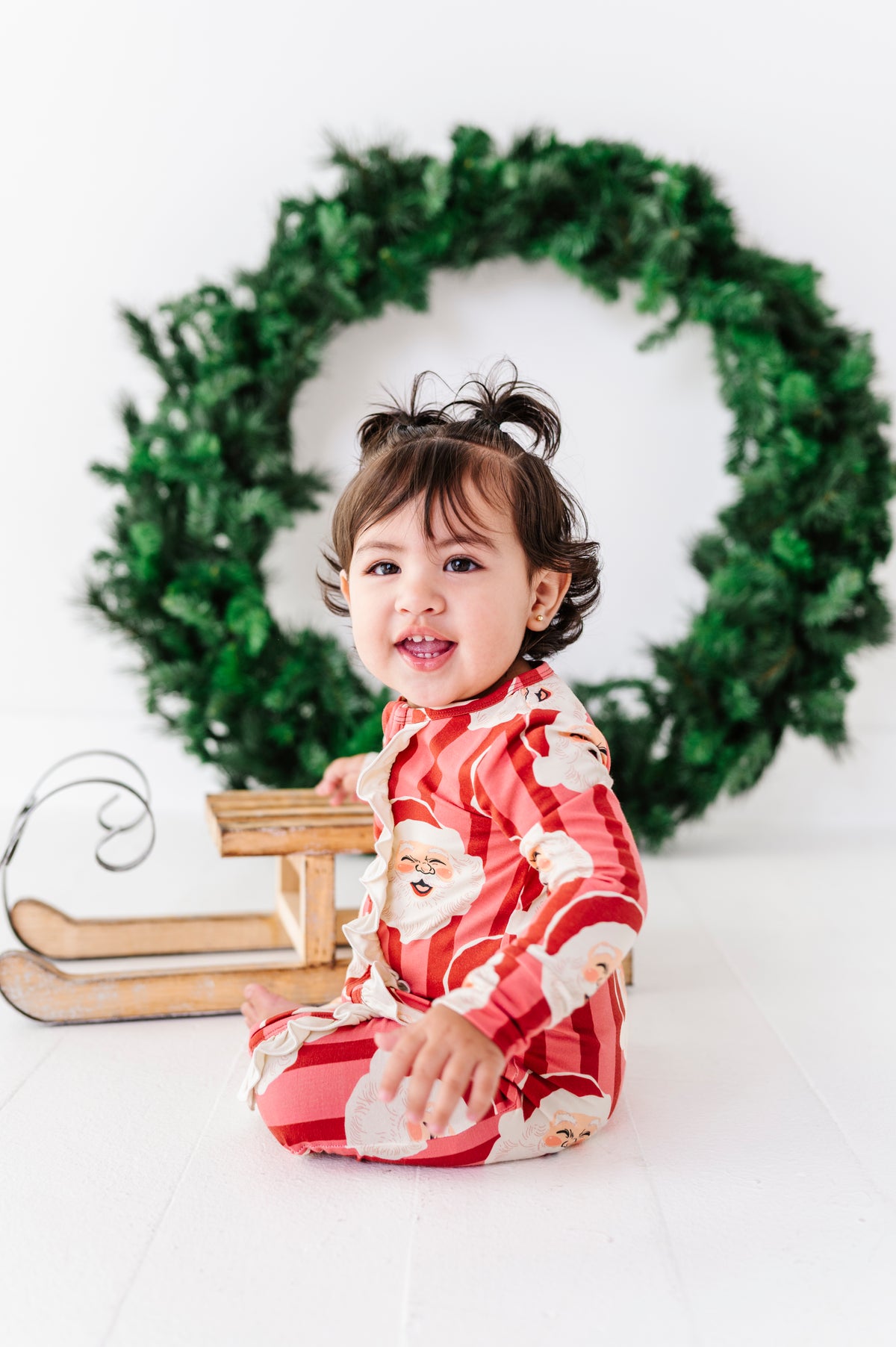 RED Santa Stripes | ONE-Piece ZIP