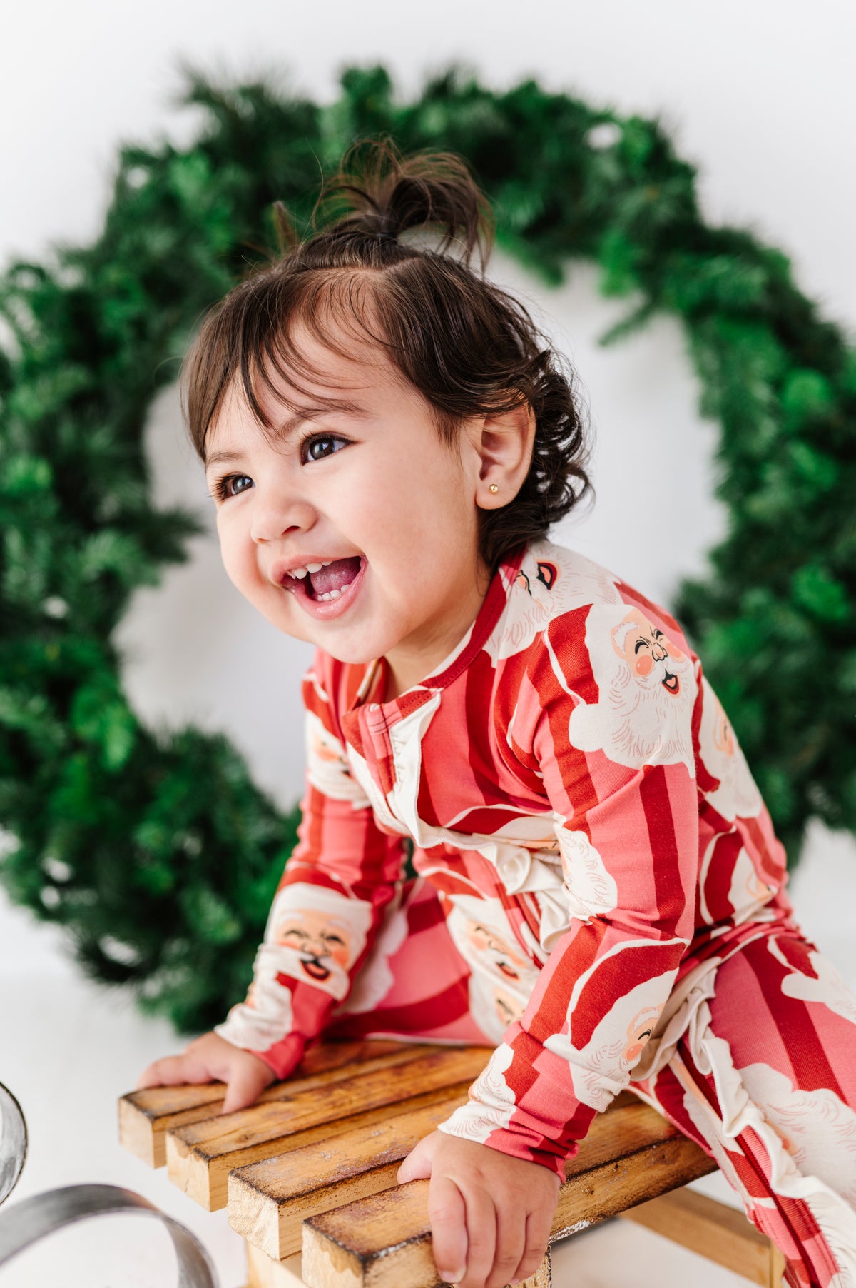 RED Santa Stripes | ONE-Piece ZIP