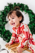 Load image into Gallery viewer, RED Santa Stripes | ONE-Piece ZIP