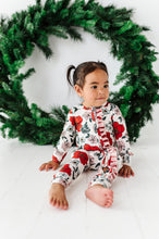 Load image into Gallery viewer, HOLIDAY FLORAL | Zip-Up Romper