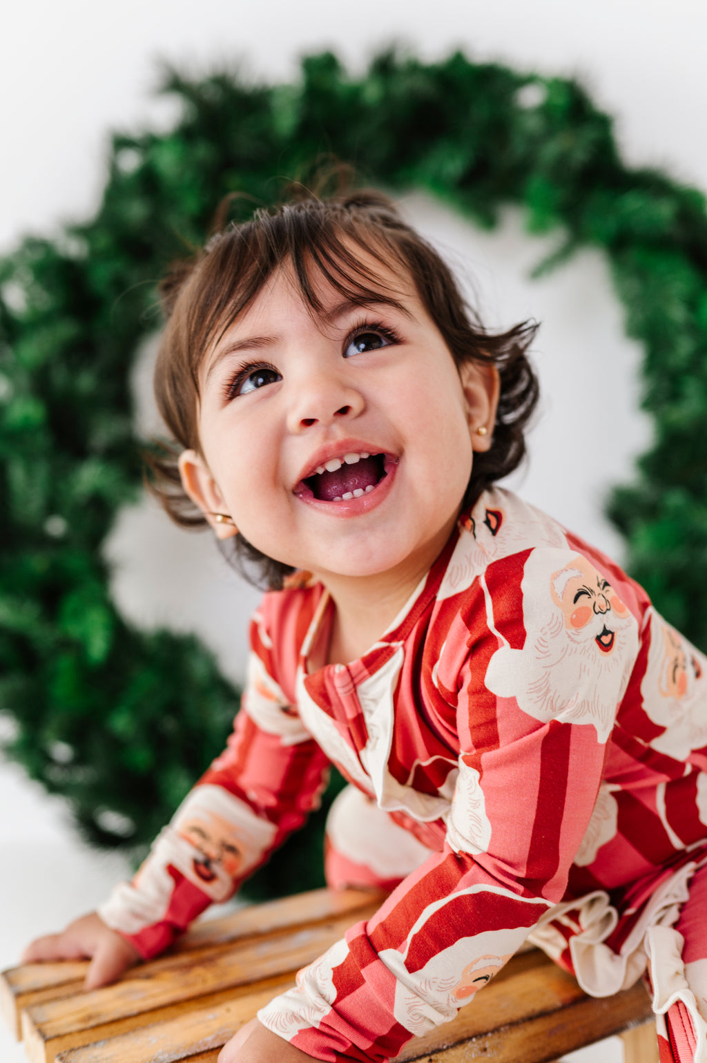 RED Santa Stripes | ONE-Piece ZIP