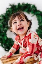 RED Santa Stripes | ONE-Piece ZIP
