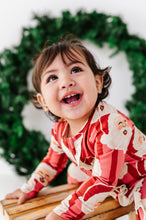 Load image into Gallery viewer, RED Santa Stripes | ONE-Piece ZIP