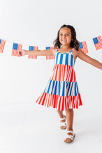 Load image into Gallery viewer, Spangled Stripes | Bamboo Dress