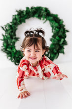 Load image into Gallery viewer, RED Santa Stripes | ONE-Piece ZIP