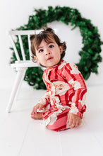 Load image into Gallery viewer, RED Santa Stripes | ONE-Piece ZIP