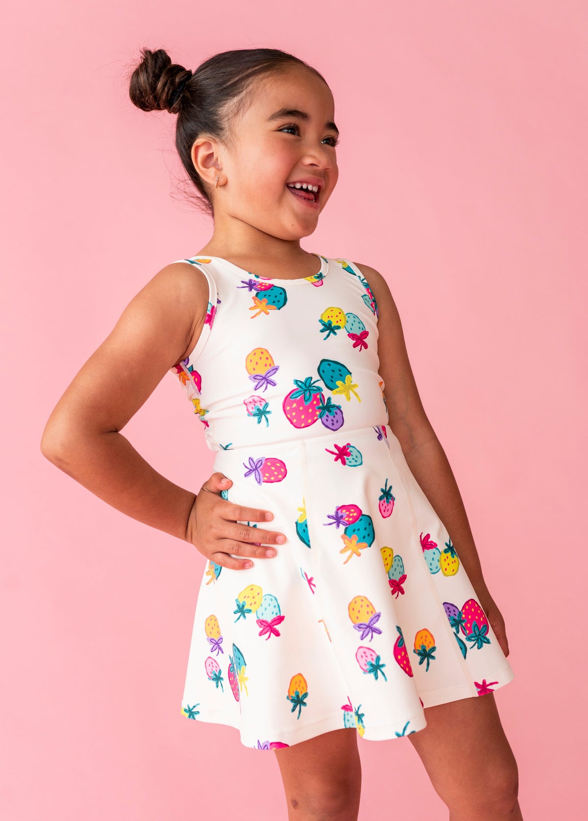 Sugar Berry | Twisty Back Active Dress (with shorts!)