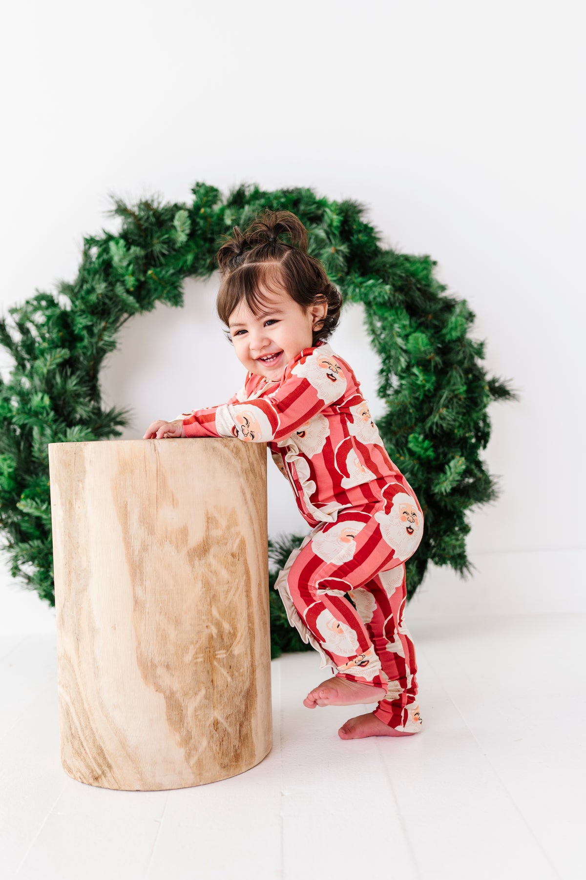 RED Santa Stripes | ONE-Piece ZIP