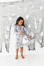 Load image into Gallery viewer, Preppy Ghost | BAMBOO NIGHTGOWN (with shorts!)