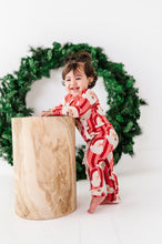 Load image into Gallery viewer, RED Santa Stripes | ONE-Piece ZIP