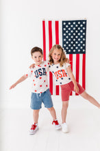 Load image into Gallery viewer, Navy Stripe Skort