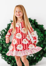 Load image into Gallery viewer, RED Santa Stripes | DRESS (with shorts!)