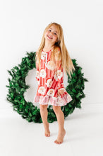 Load image into Gallery viewer, RED Santa Stripes | DRESS (with shorts!)