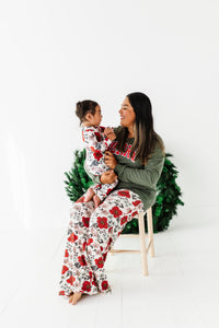 HOLIDAY FLORAL | Zip-Up Romper